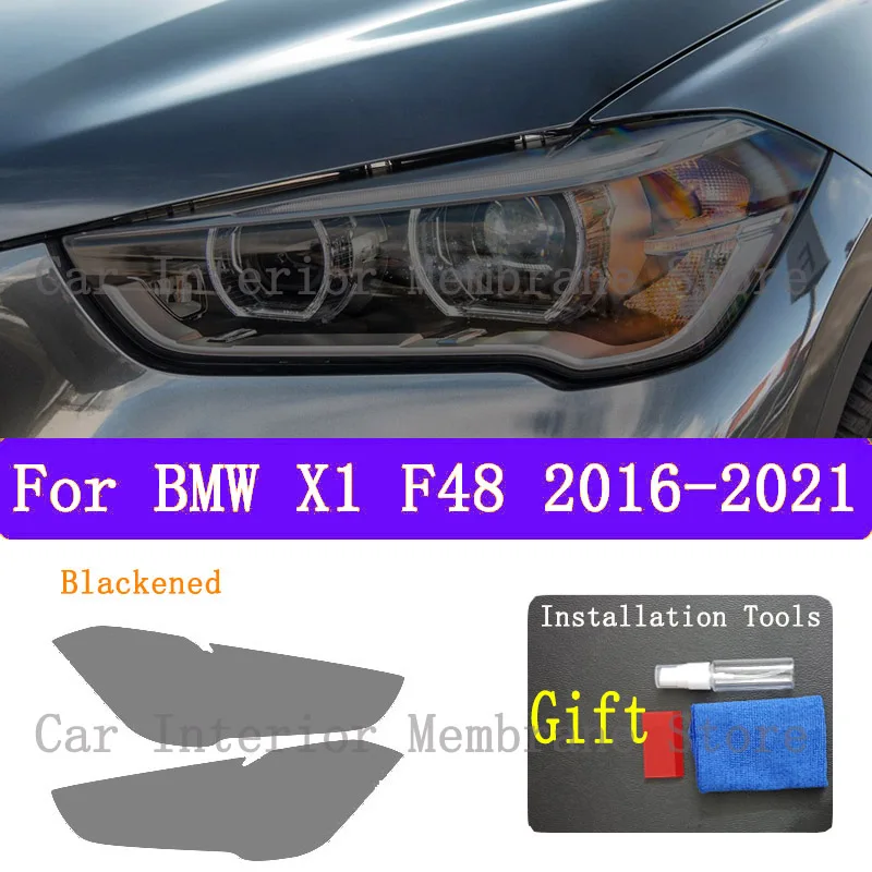 

Для BMW X1 F48 (2016-2021) ТПУ автомобильные внешние фары защитная пленка от царапин ремонт фар наклейка аксессуары ремонт