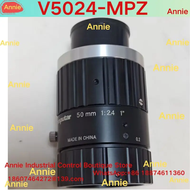 Second-hand test OK.  Industrial camera lens V5024-MPZ