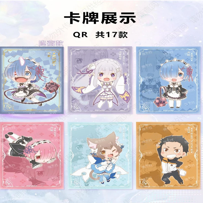 

Re:Zero Starting Life Card Set Limited Edition 120+ Art Collection, Rem & Emilia Anime Gift Japanese Style Anime Card