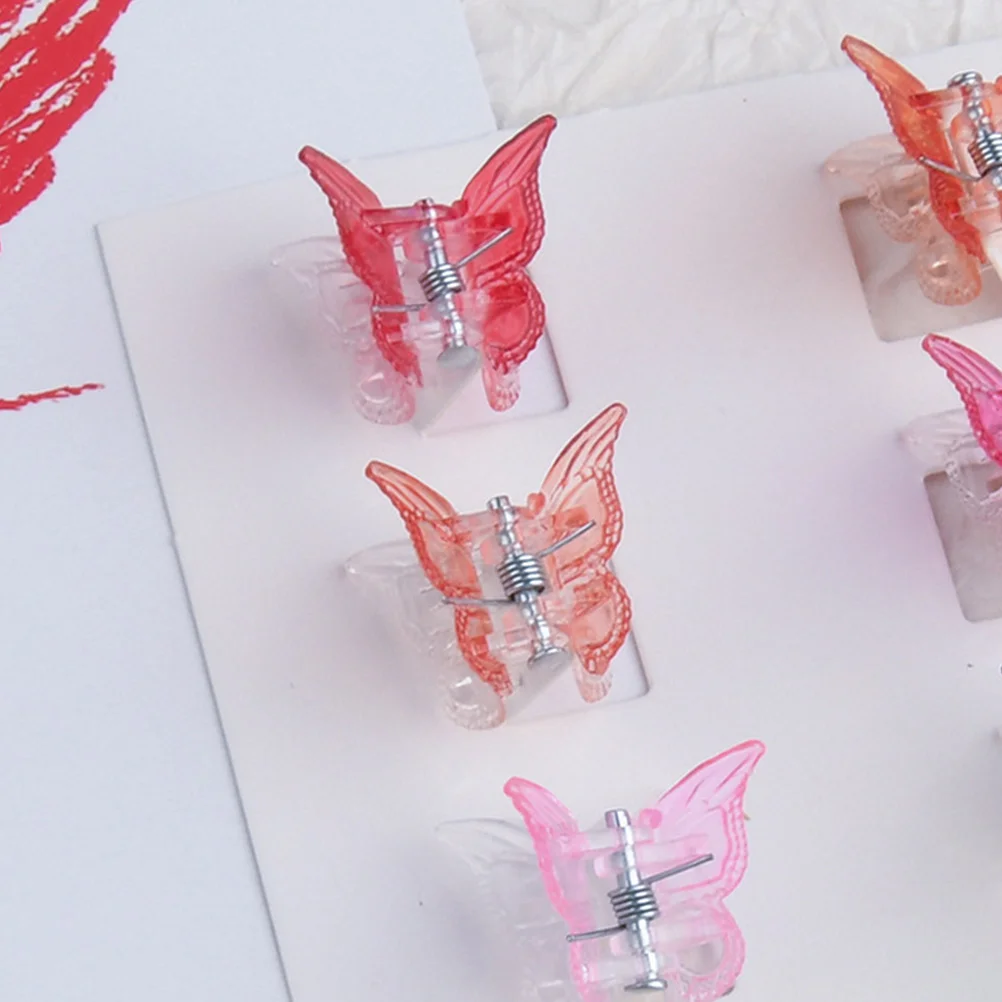 

50 Pcs Butterfly Hair Clip Accessories for Girls Butterflies Clips Small Head Child
