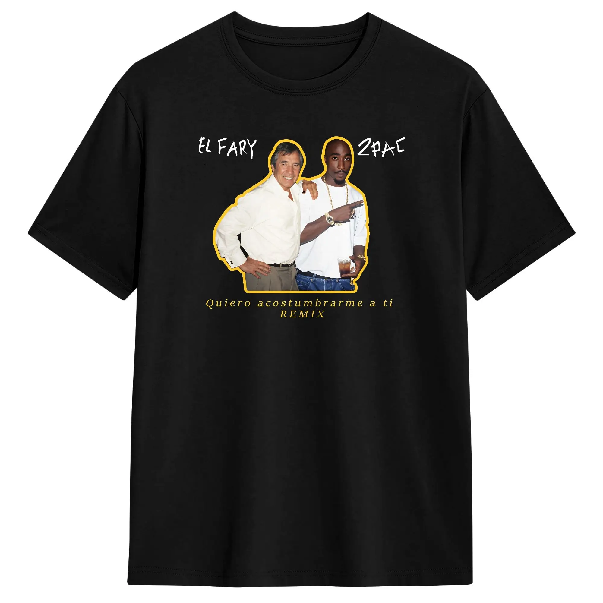 El Fary Spanish Retro  (9) T Shirt Men  Street Style T Shirts Summer Round Neck Harajuku Tee Shirt Dropshipping Oversized Tops