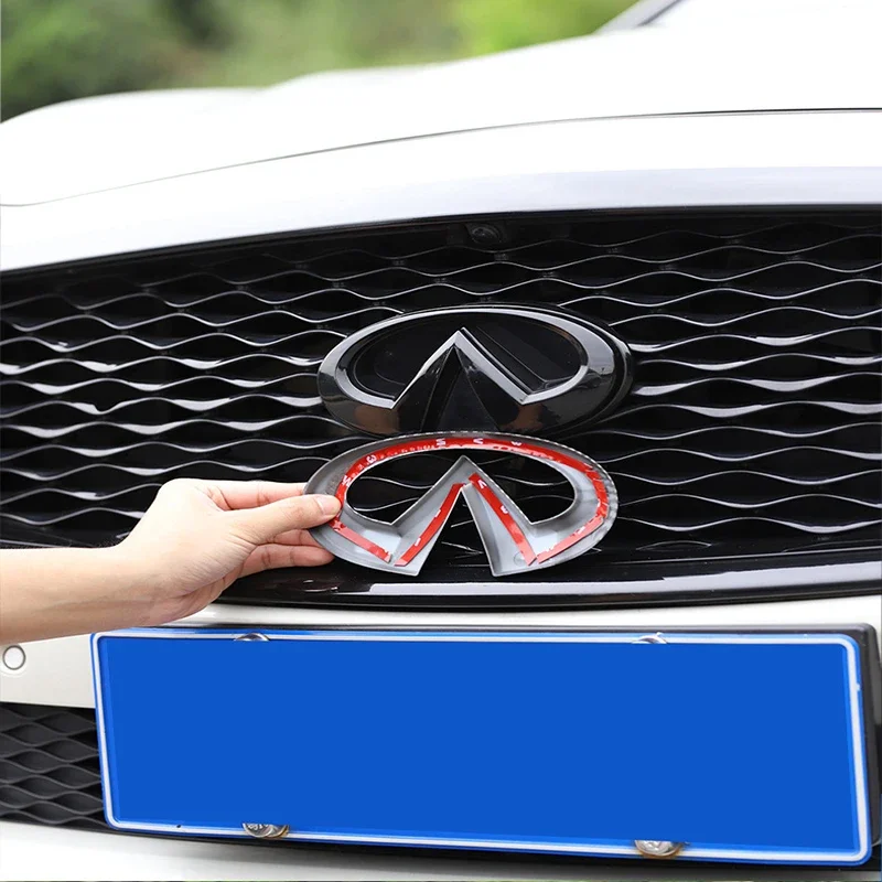 

Rear Trunk Badge Label Automobiles Refitting Sport Sticker Exterior Decoration ABS for Infiniti Q50L Q50Car Front Grille Emblem