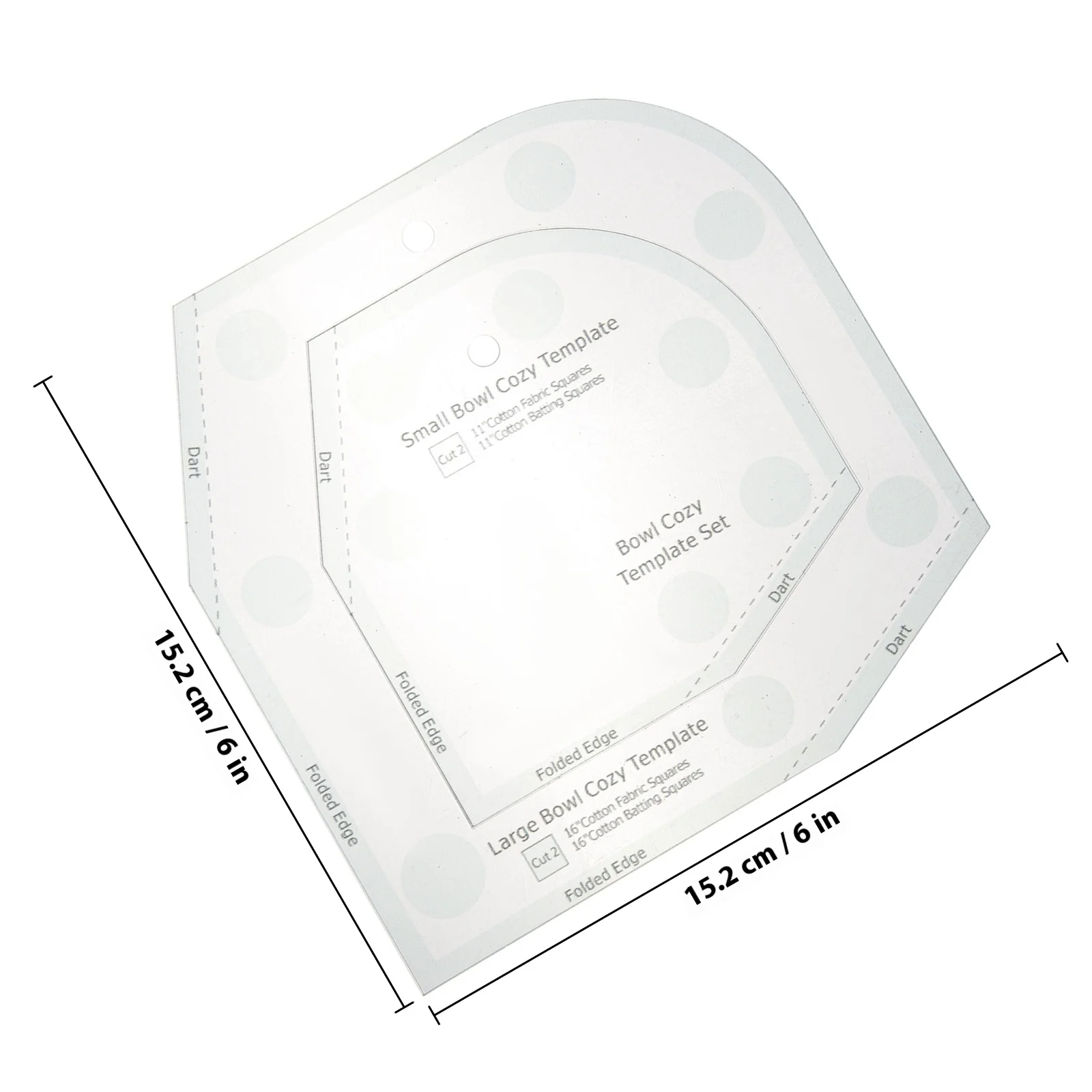 1 قطعة قالب الخياطة حاكم وعاء أكريليك نمط مريح خفيف الوزن محمول للمنزل متجر الملابس قالب تغليف وعاء الحرف اليدوية #4