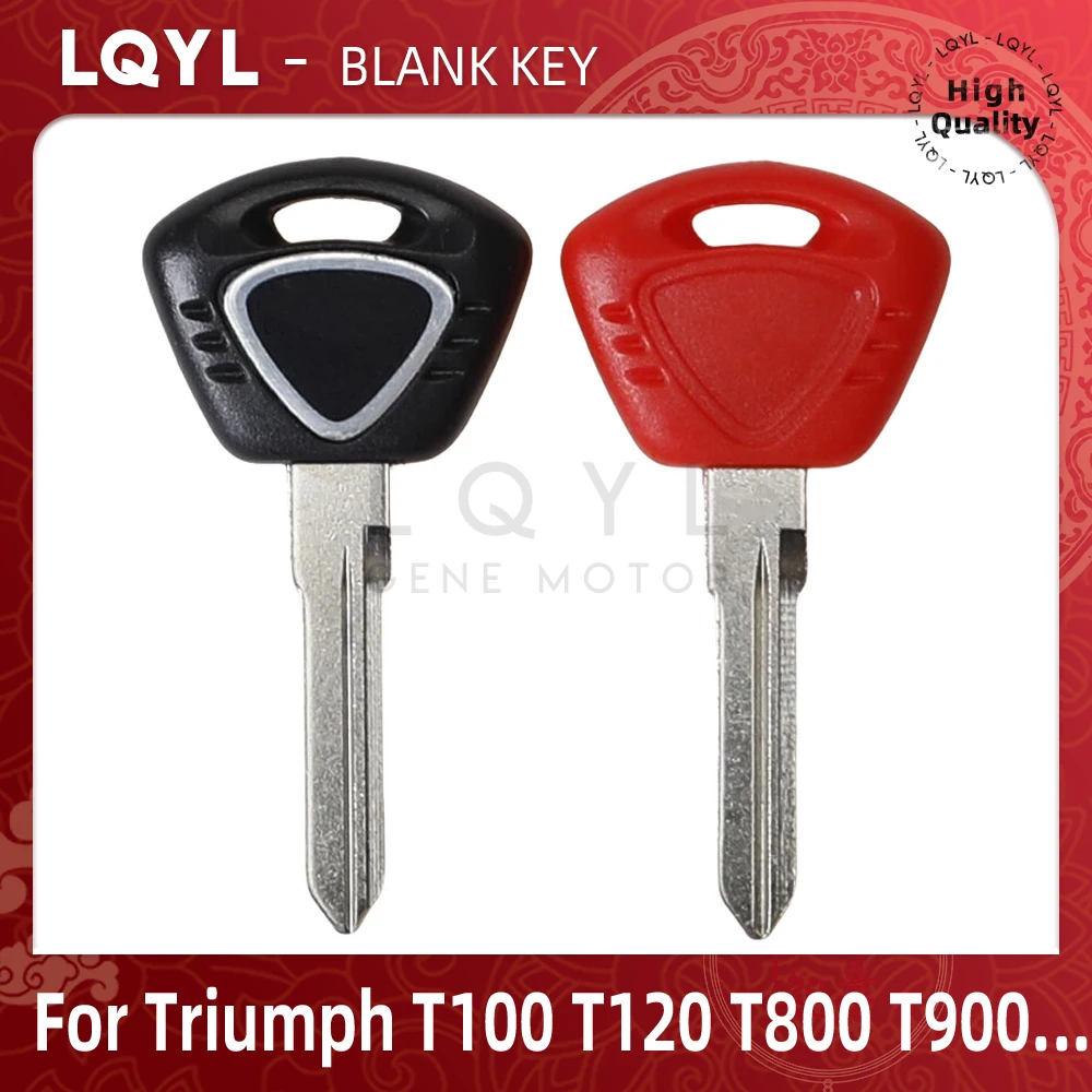 1Pcs Blank Key Motorcycle Replace Uncut Keys For Triumph T100 T900 T800 Street Triple 675 600 1050 Tiger 800 T955 T 120 900 955