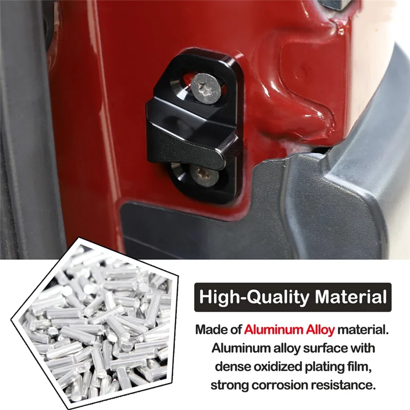 مشبك قفل الباب الخلفي لتويوتا FJ كروزر 2007-2021 مزلاج الباب الخلفي وقف الوفير قفل الباب الخلفي مشبك خارجي