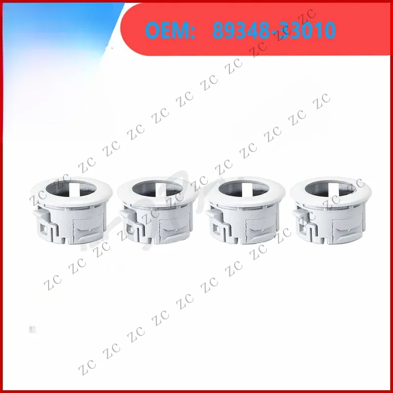 S+ 4pcs 89348-33010 White PDC Parking Sensor Retainer Holder for Lexus ES350 HS250h