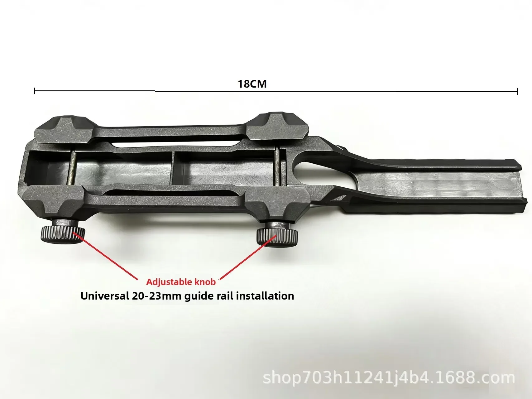 2026 Allwetter-Nylon-Zielfernrohr-Riser-Basis 20mm Dual-Schiene passend für M416 M4A1 Vier-Jahreszeiten-Outdoor-Zubehör – Detail 6