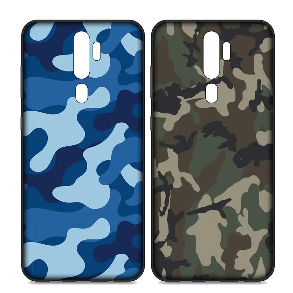 Camo Military Army Camouflage Pattern Phone Casing for Samsung Galaxy Note 20 Ultra 10 8 9 S10 Lite S9 A6 A8 Plus A9 Cover Case