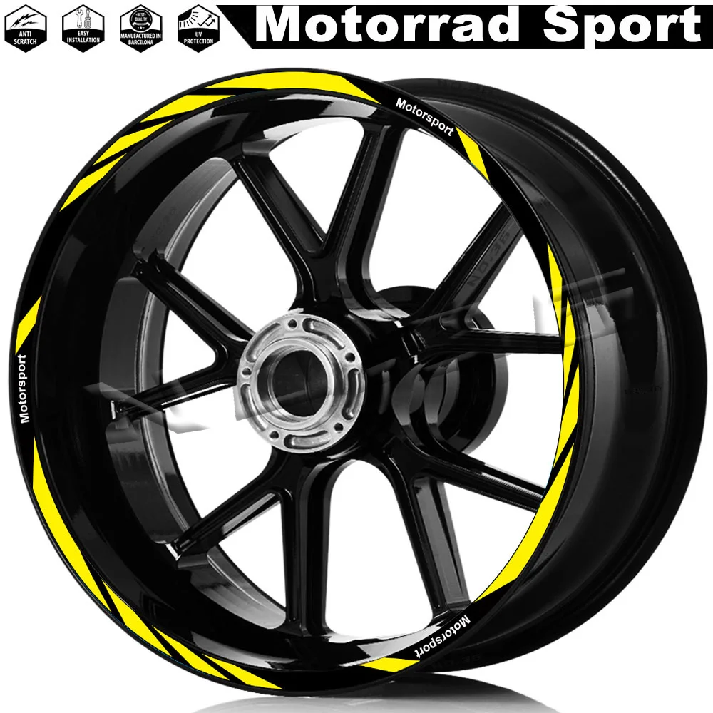 For R1250RS F900R/XR F800R S1000XR/RR/R  R nine t R1200R G310R K600GTL Motorcycle Wheel Sticker Rim Stripe Decal Accessories