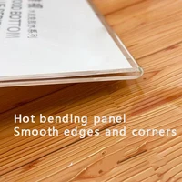 A6 A5 A4 Wooden L-shaped T-shaped Sturdy Table Card Double Sided Label Display Card Stand Table Paper Stand Display Stand 4
