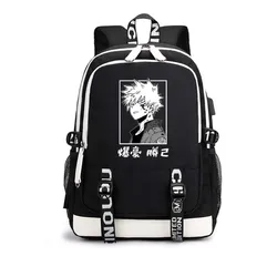 Backpack My Hero Academia Bakugou Katsuki Bakugo Kawaii Shoulder-bag Anime Cartoon Graphic Teen Student Fashion Unisex Schoolbag