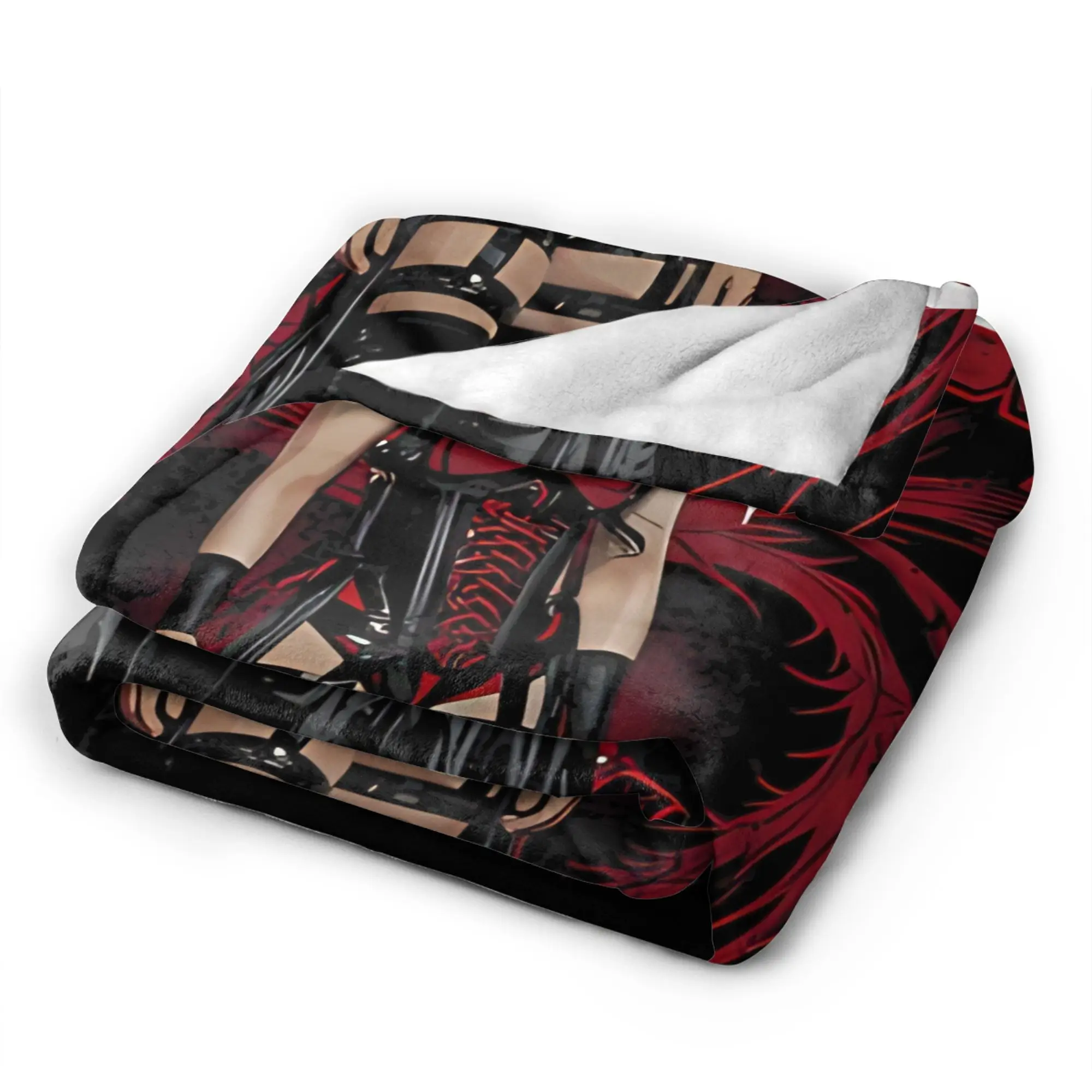 ستيفاني فاكر المصارع الملحقات بطانية سوبر لينة الفانيلا رمي البطانيات مريحة الفراش يلقي