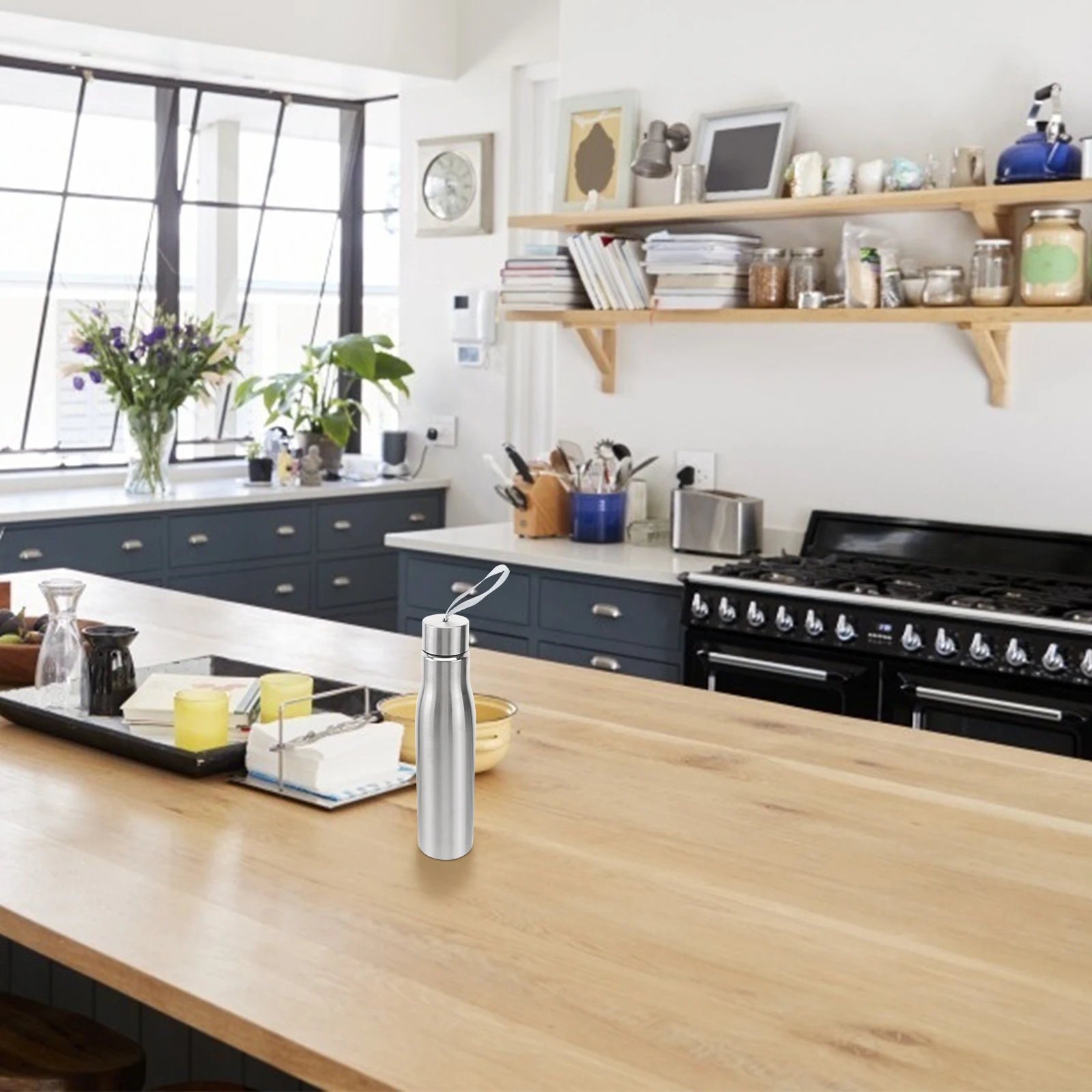 

500 Ml Oil Control Pot Dispenser Bottle Sauce Vinegar Stainless Steel Salad Dressing