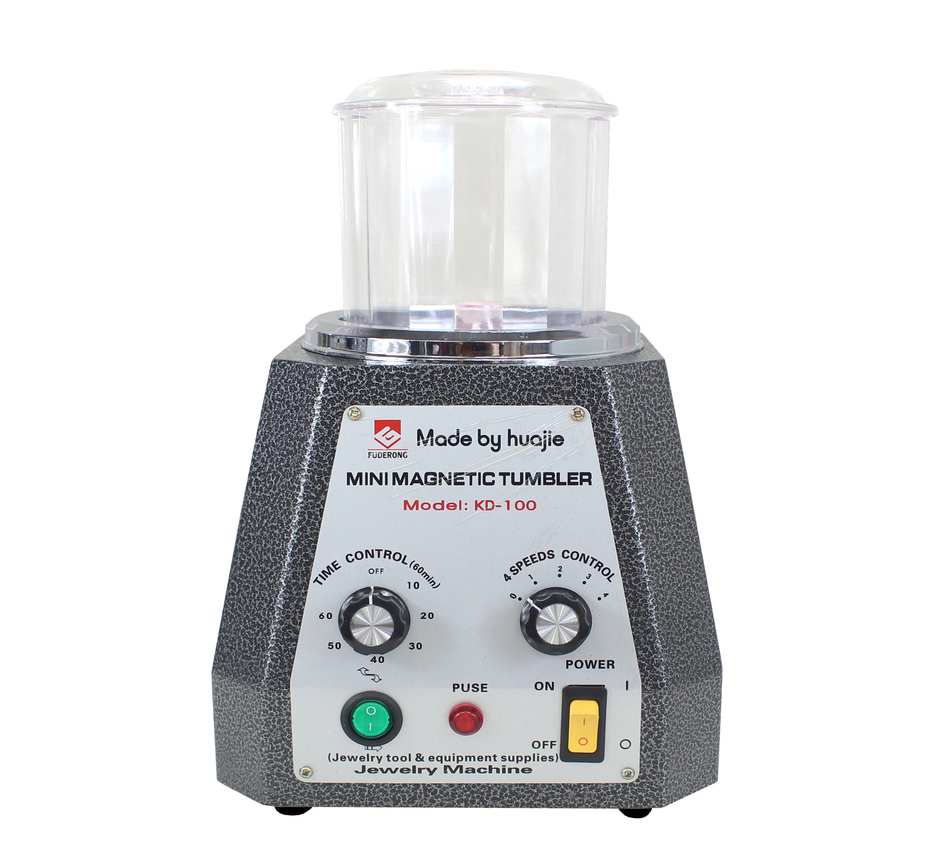 CE Certified KD-100 Magnetic Tumbler Jewelry Polishing Machine & Jewelry Cleaner 220V/110V Guangdong