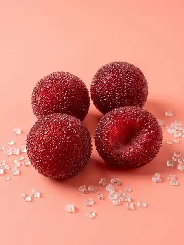 Waxberry Maltose Squishy Toy, Realistic Fruit Slow Rising Squeeze Toy, Fluffy Soft Elastic Stress Relief Fidget Toy, Viral Mood