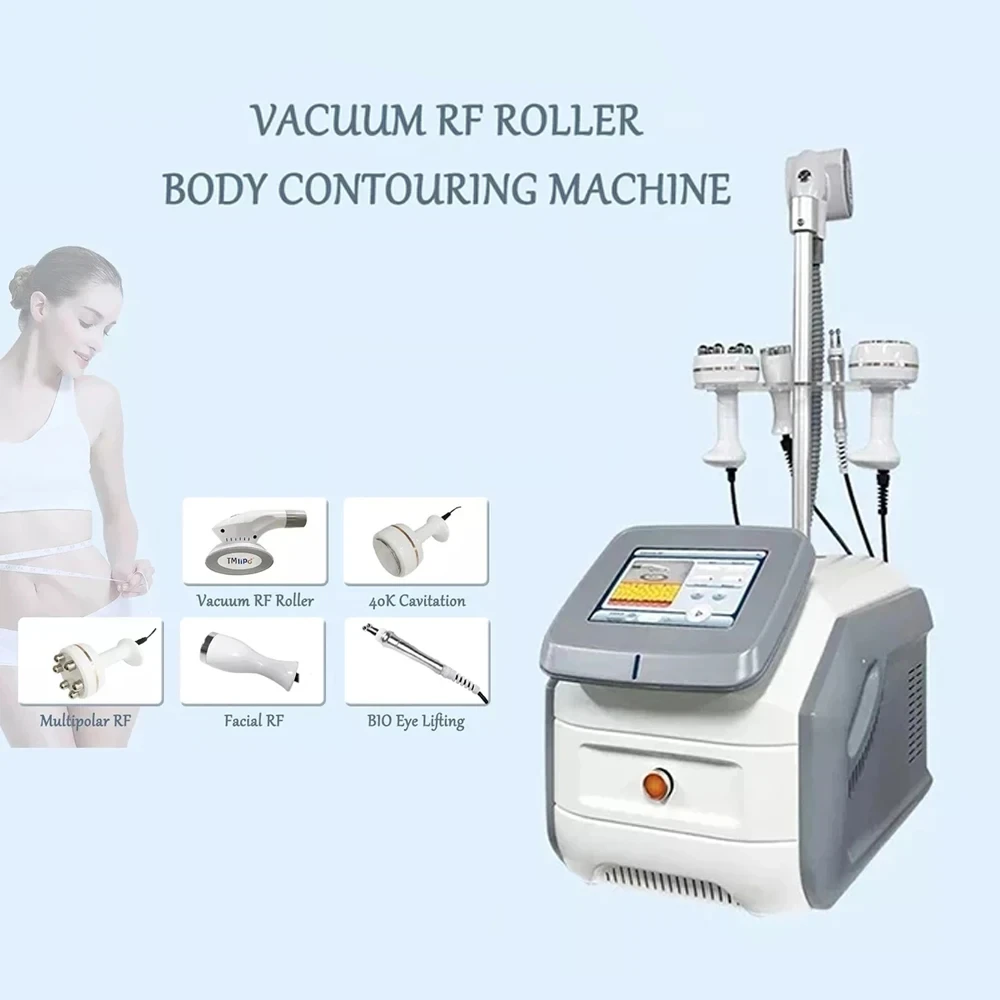 Portable Vela Shape Vacuum Roller Slimming Roller System Fat Removal Weight Loss Slimming Cavitation Vela Body Shape Machine