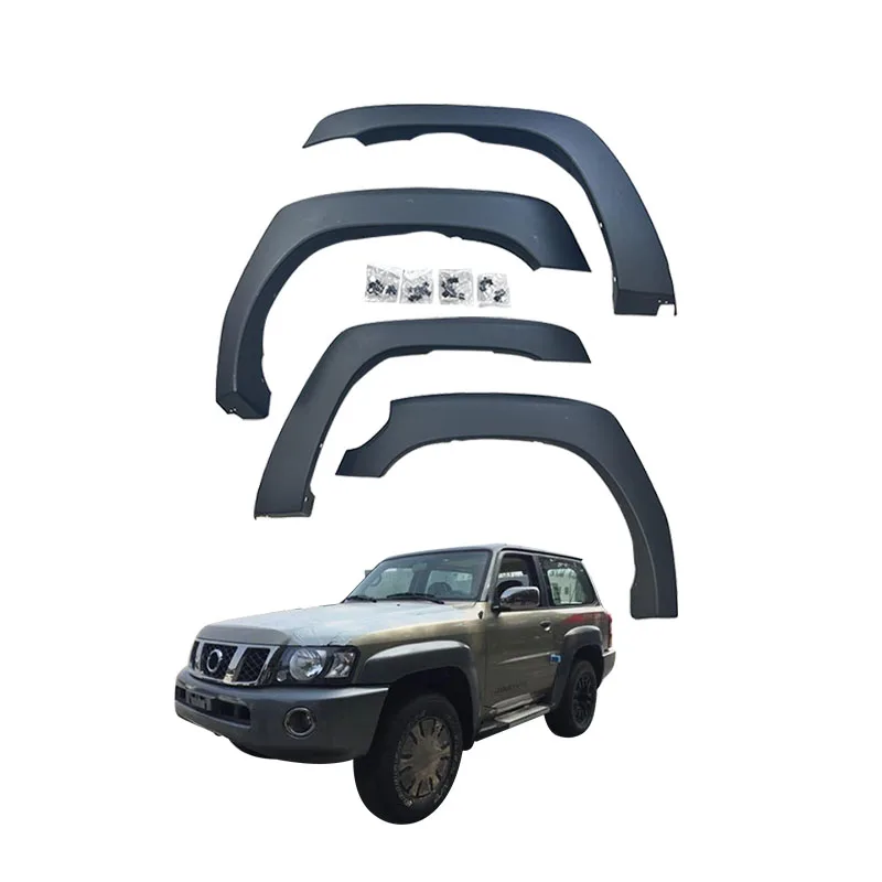 

Maictop Auto Parts Accessories Hot Sale Conversion Kit With Wheel Arches Fender Flares For Nissan Patrol GU Y61 2005+ Cars