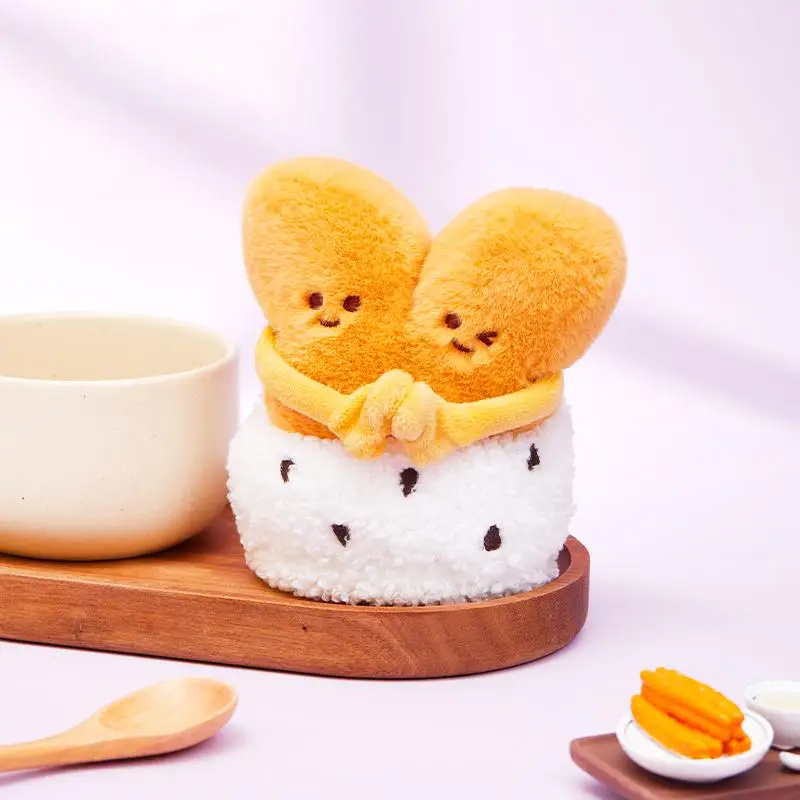 Wuhan Food City Cultural Creative Plush Pendant Toy Keychain Souvenir Adventure Group Christmas Gift