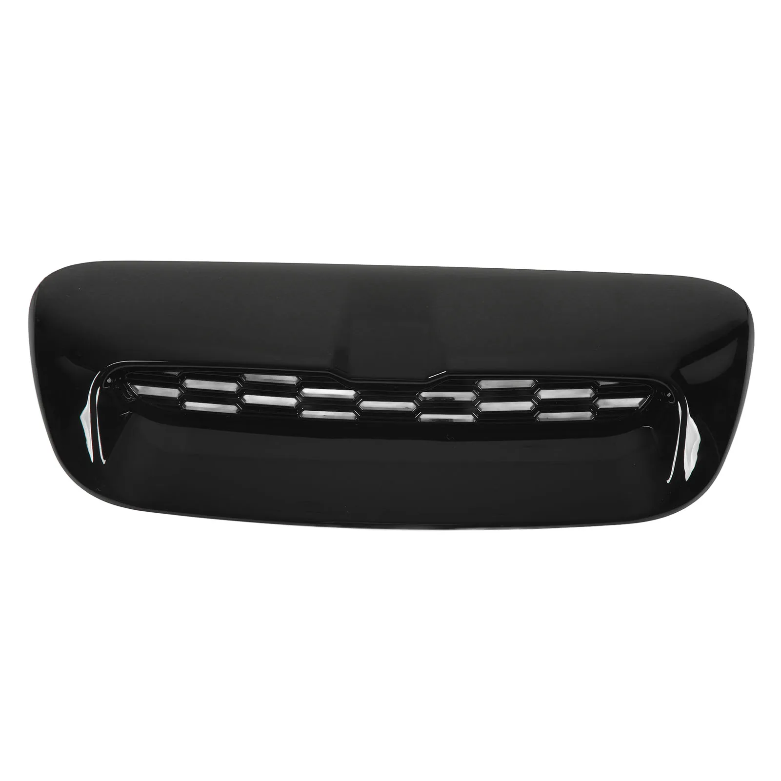 2 قطعة غطاء المحرك الأمامي تنفيس الكسوة مشرق الأسود منفذ الهواء غطاء استبدال لكوبر S R56 R55 R57 R58 R59 #4