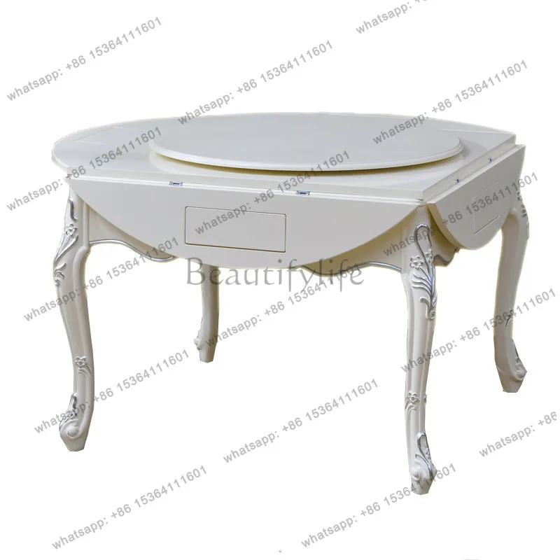 

Высококачественная машина для маджонга, автоматический обеденный стол, двойного назначения, круглый складной электрический стол для маджонга из цельного дерева