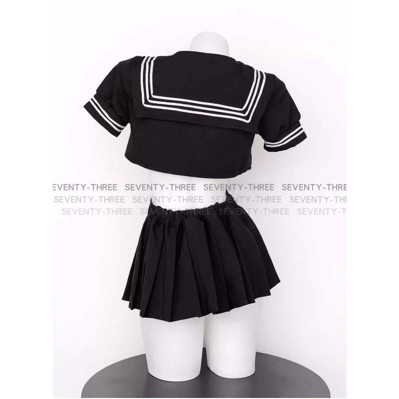 Anime Sailor Suit Cosplay Costume Japanese Girl Student Uniform JK Pleated Skirt Cute Role Play Outfit Sweet Nightgown Underwear