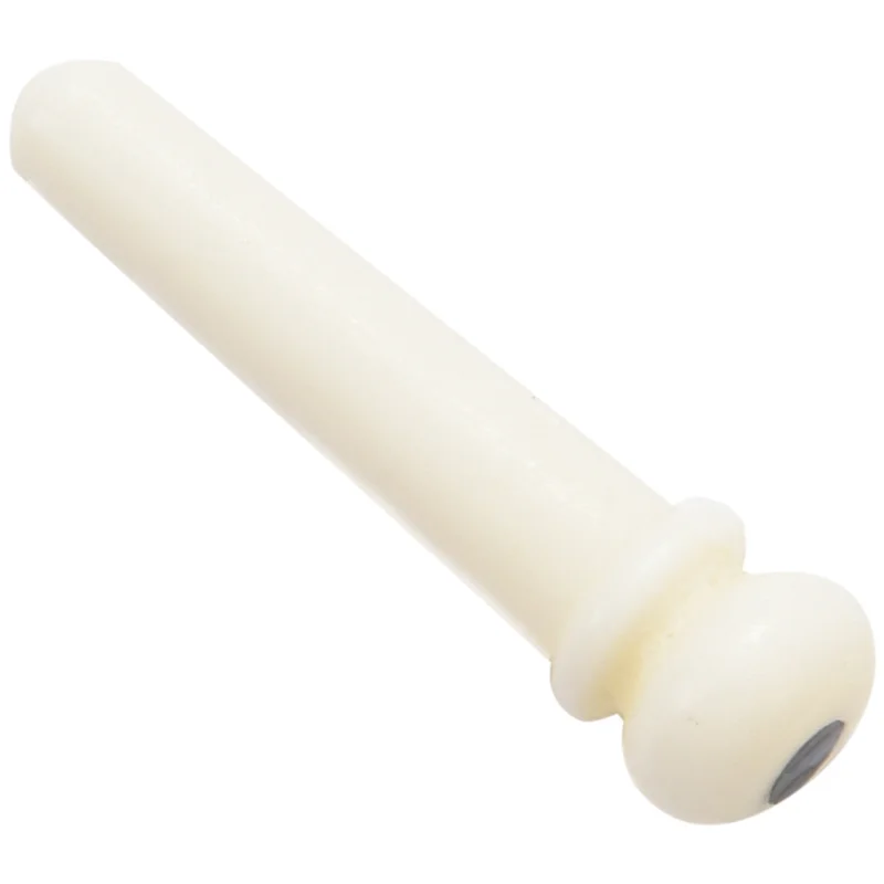 

ABUE-60Pcs Real Bone Material Acoustic Guitar Bridge Pins With Pearl Shell Dot