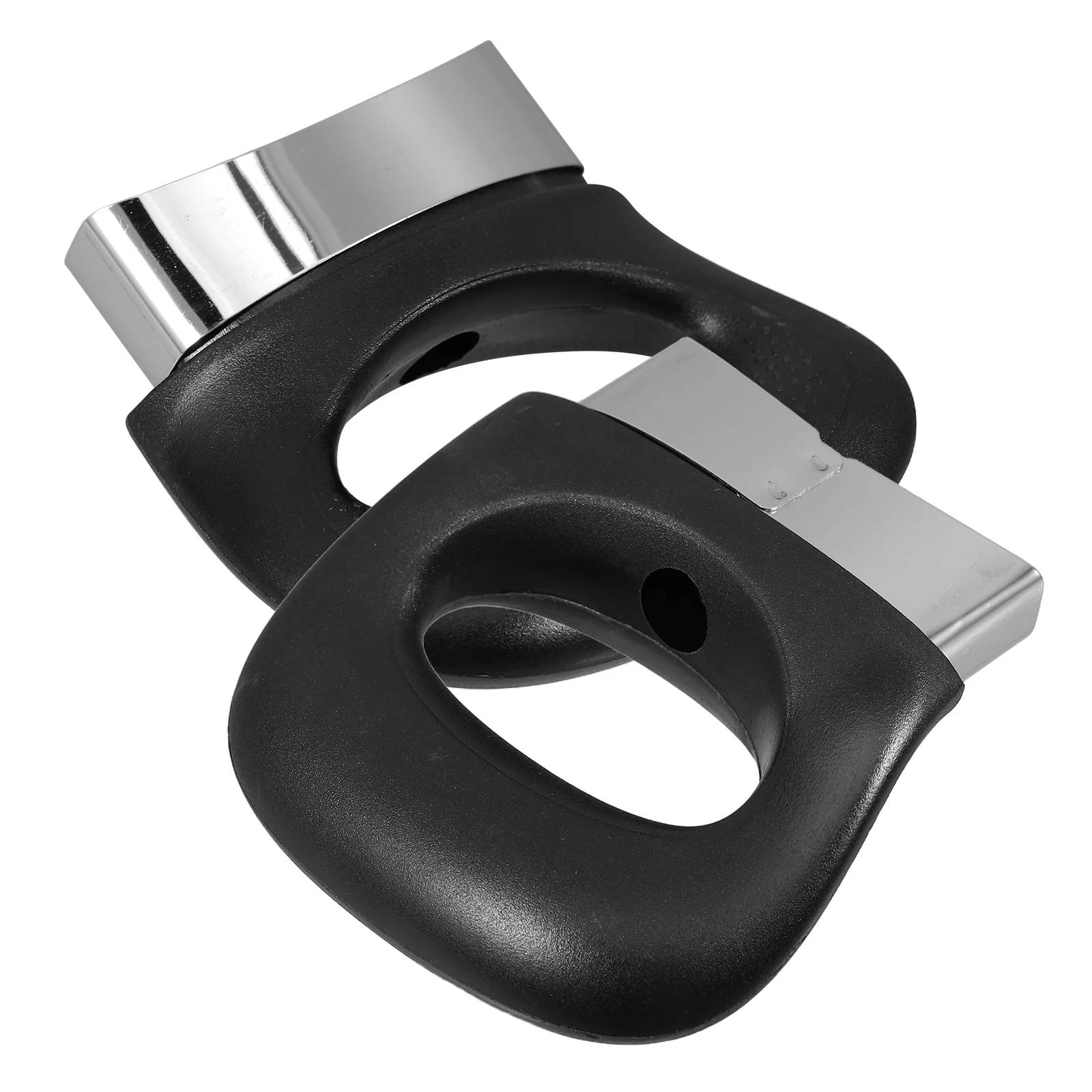 

2pcs Universal Pot Short Side Handles Replacement Pressure Cooker Pan Handle Anti-Scald Ear Grip For Sauce Soup Stew Steamer