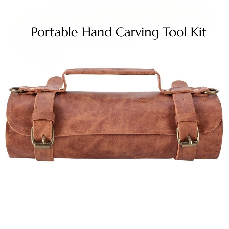 

Durable Leather Carrying Case for Sculpting Tools - Portable Versatile of High Quality Perfect for Carrying Multiple Tools