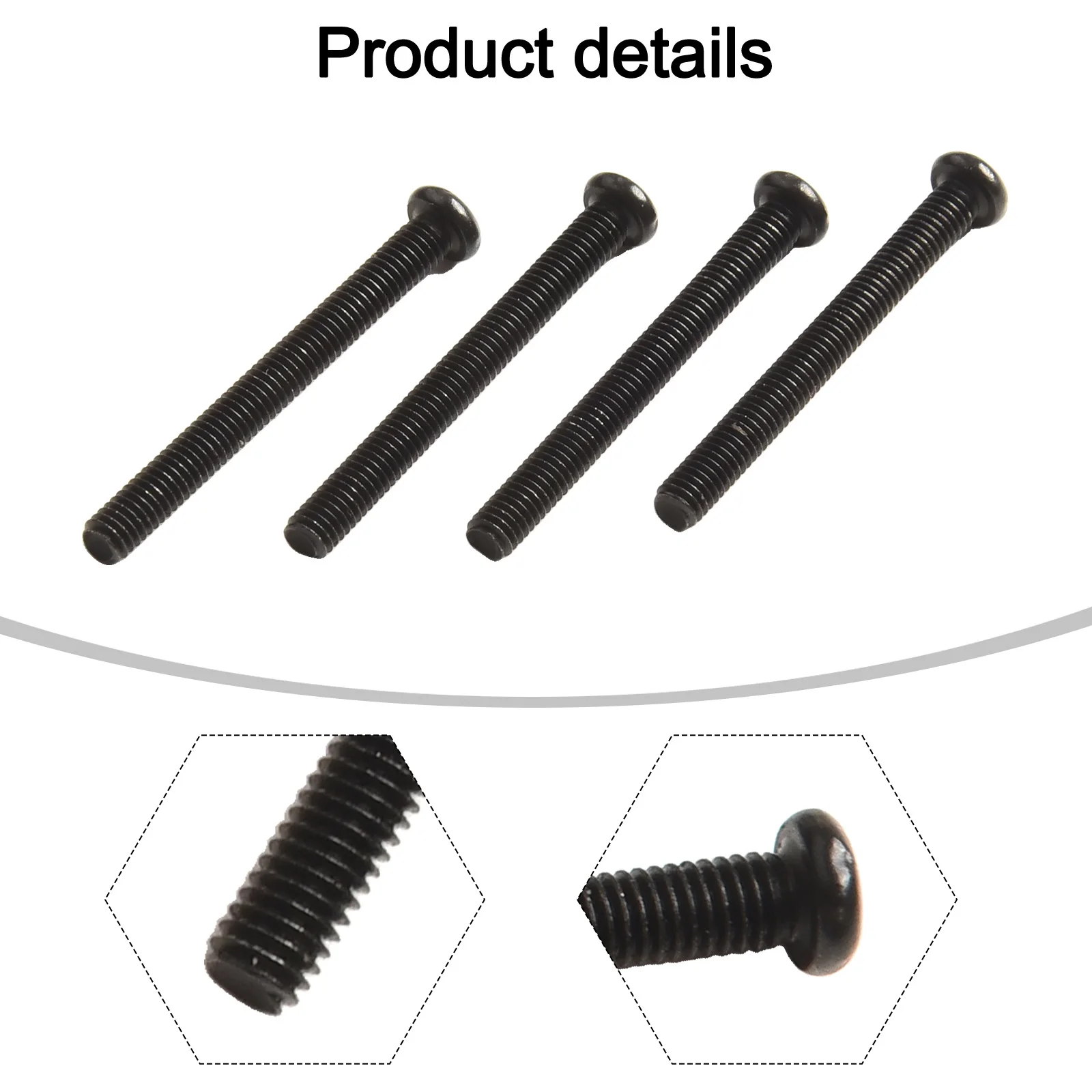 

4 Pcs Humbucker Pickup Mounting Screws And Springs Set 30 Mm In Chrome Black Or Gold For Electric Guitar Height Adjust