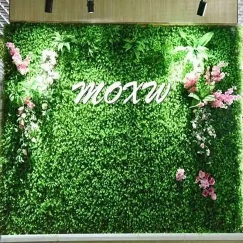 50CM X 50cm Artificial plastic boxwood Grass mat Milan Grass for garden home Store wedding decoration Artificial Plants