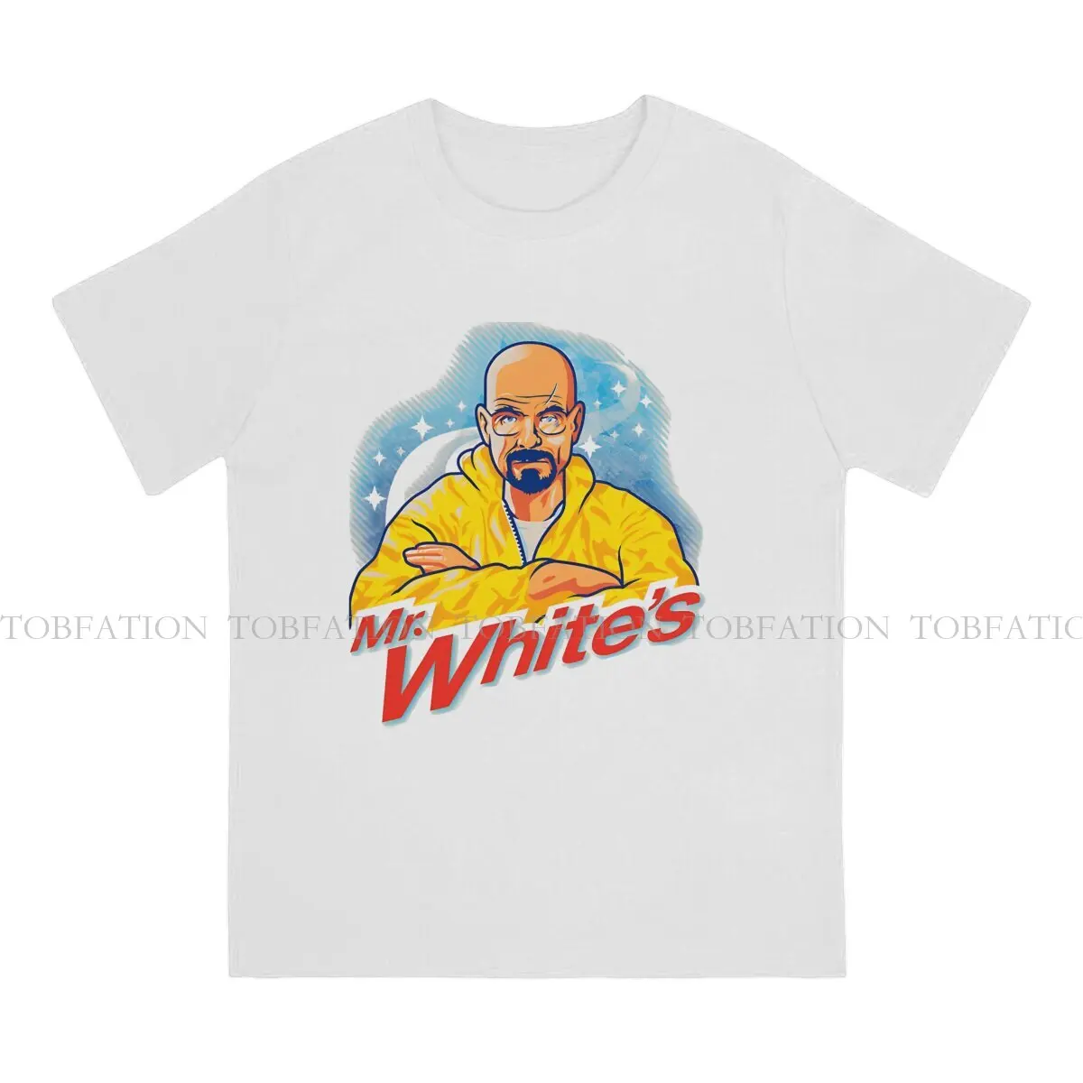 Breaking Bad Crystal Blue Cleaner Tshirt Homme Men Tees 4XL 5XL 6XL 100% Cotton T Shirt