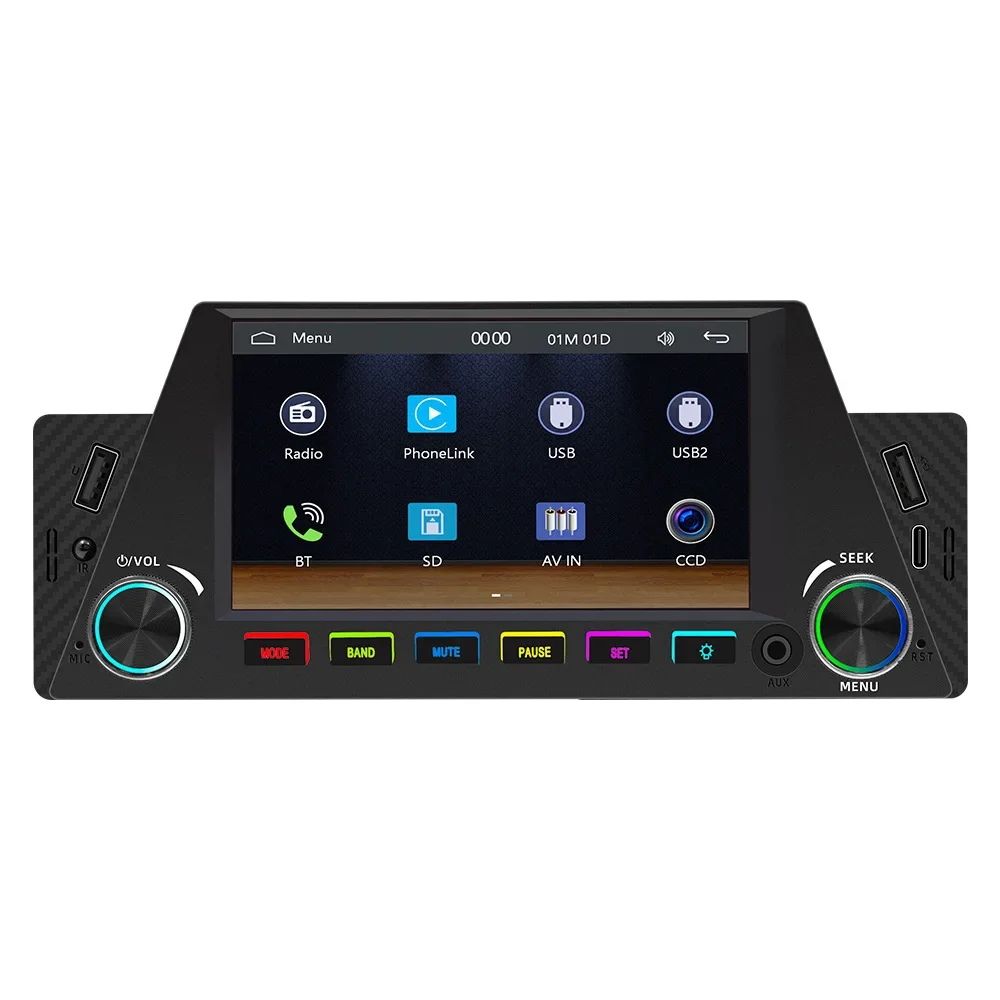 

4.7 inch carplay screen car MP5 music player high definition reversing rear view car navigation