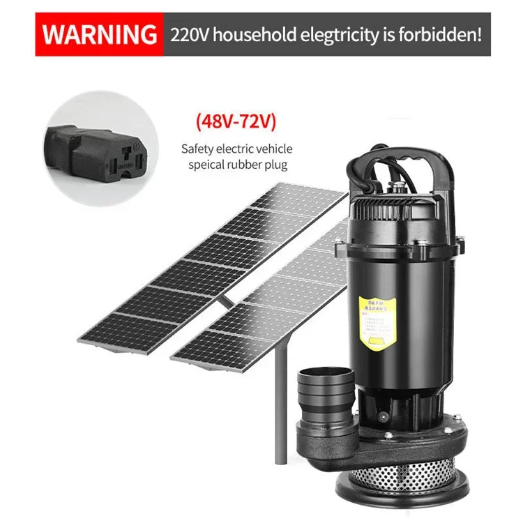 Zheming 1 2 2.5 3 4 inch Dc deep well 48 60 72 volt built-in controller solar agricultural submersible pump