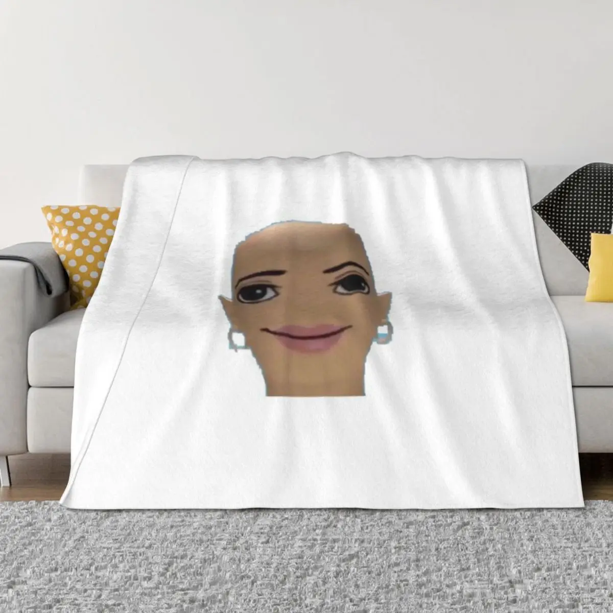 

meme face Throw Blanket Giant Sofa manga Sofa Thin Blankets