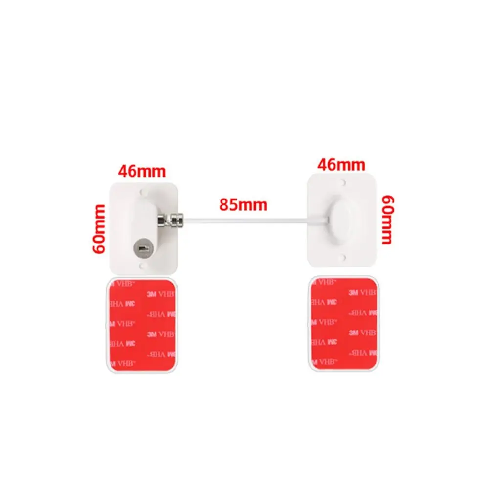 Children Security Protector Window Lock Protection Equipment Solid Color Safety Locks Plastic Multipurpose Drawer Lock Toddler