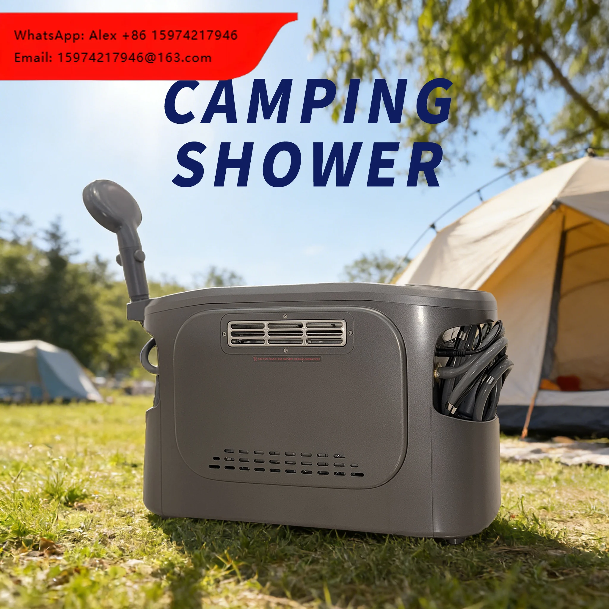 Portable 3L 6L LPG Gas Geyser Water Heater Instant Hot Water Shower Kit Battery Ignition For Outdoor Camping Made Durable Nylon
