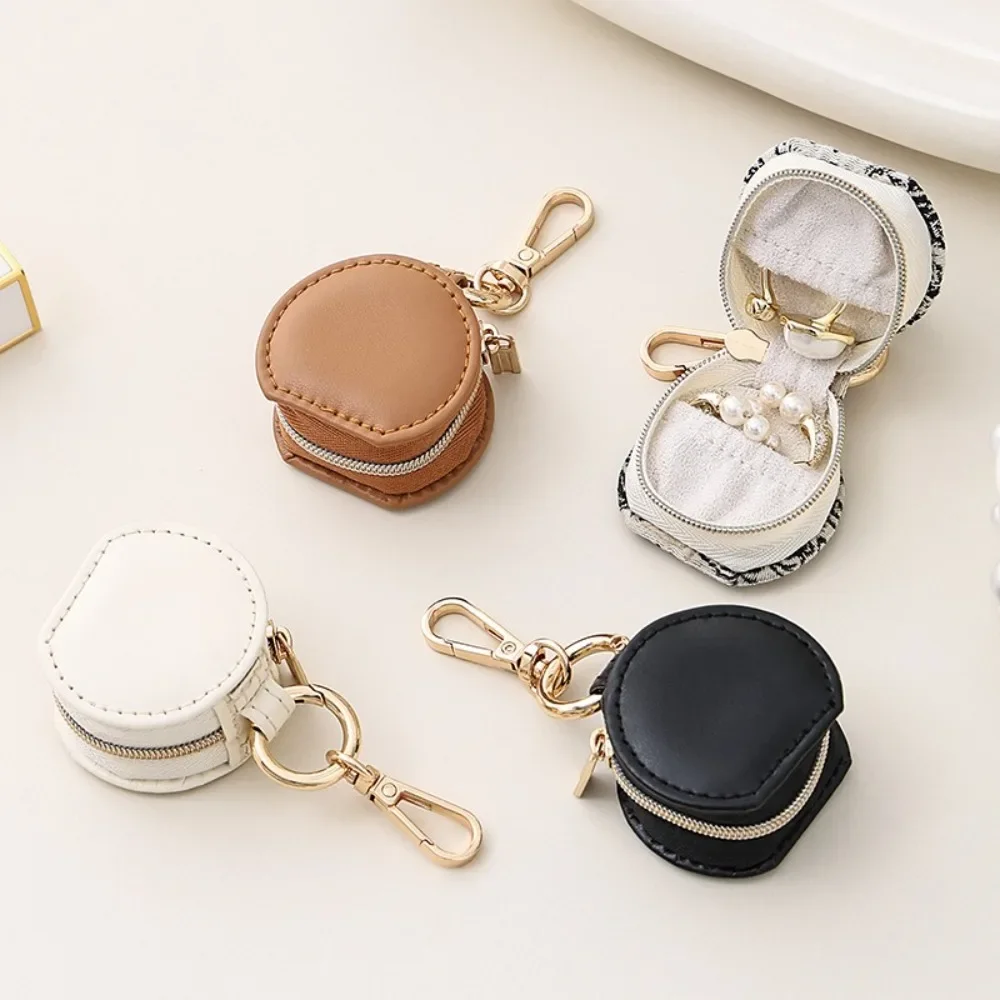 

Good Quality Portable Jewelry Box PU Leather Mini Jewelry Organizer Multi-Layer Jewelry Case Ring