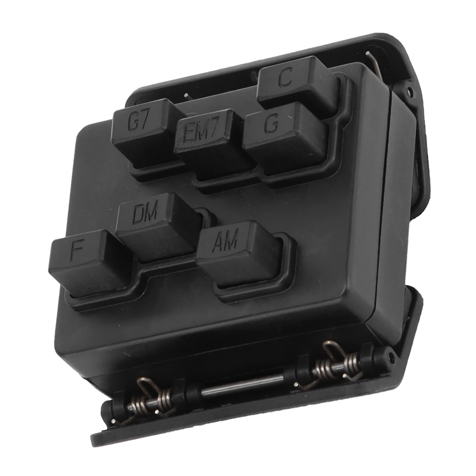 

Chord Trainer Guitar Ukulele Button Auxiliary Playing Tool Clipon Stringed Instrument Parts Plastic Black 1 Piece