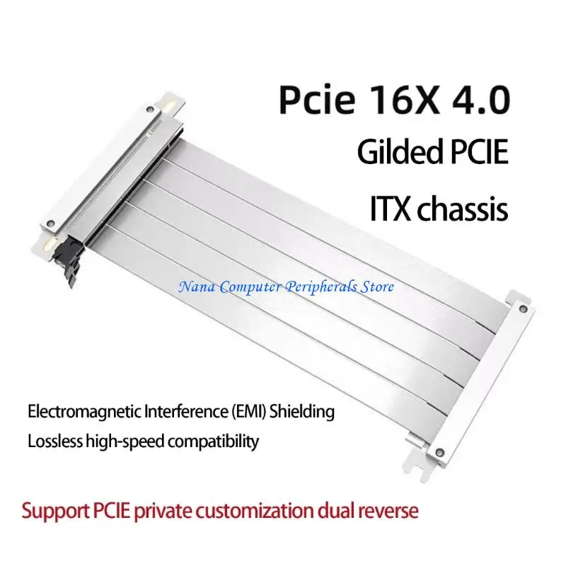 

F68C Обратная последовательная версия PCI Convey x16 Лифтовый кабель Высота 25 см Скорость передачи данных