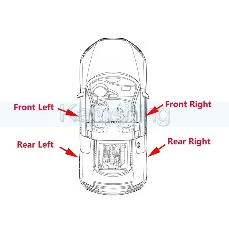 Kamshing Rear Bumper Taillight For BAIC X65 Outer Tail Light Taillamp Rear Brake Lamp Stop Light