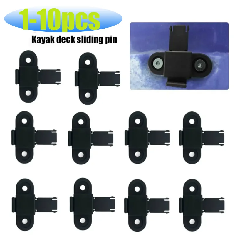 1-10pcs Kayak Canoe Boat Quick Release Slide Lock Propel Thwart Latch Kit Buckle Hardware for Foot Pedal System Fixing Tool