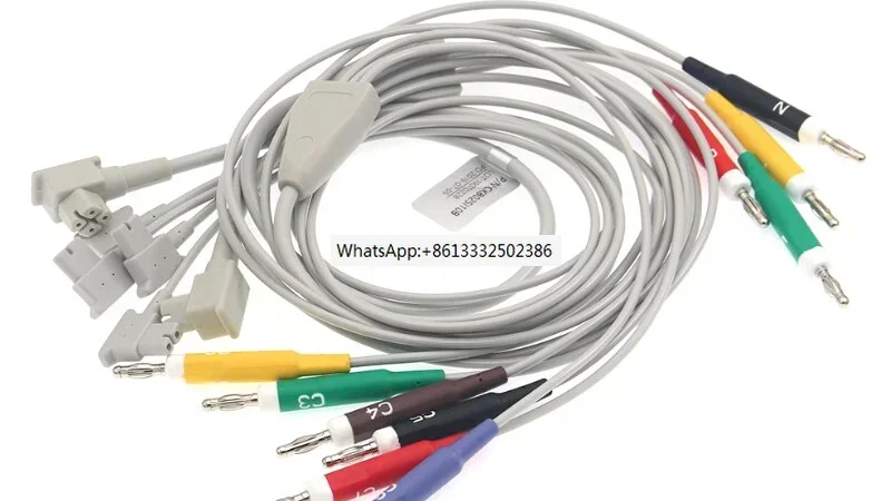 TC30 TC50 TC70 ECG/EKG Cable 10  Banana 4.0 IEC