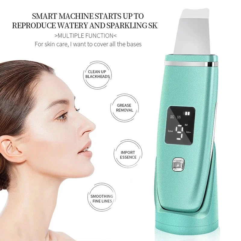 Skin Scrubber High Quality Facial Cleansing Scrubber with Charging Base