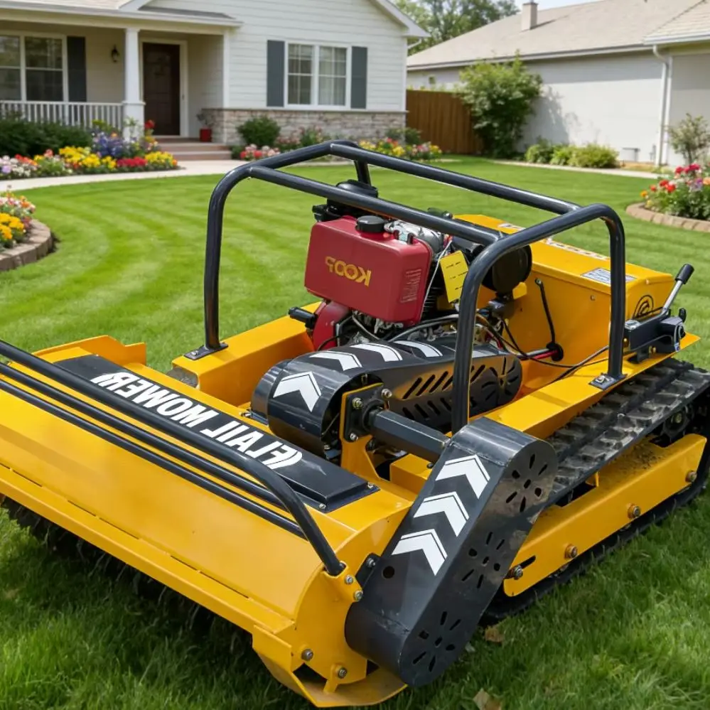 

Customized horizontal bar four stroke remote control lawn mower, forest farm agricultural lawn mower, multifunctional