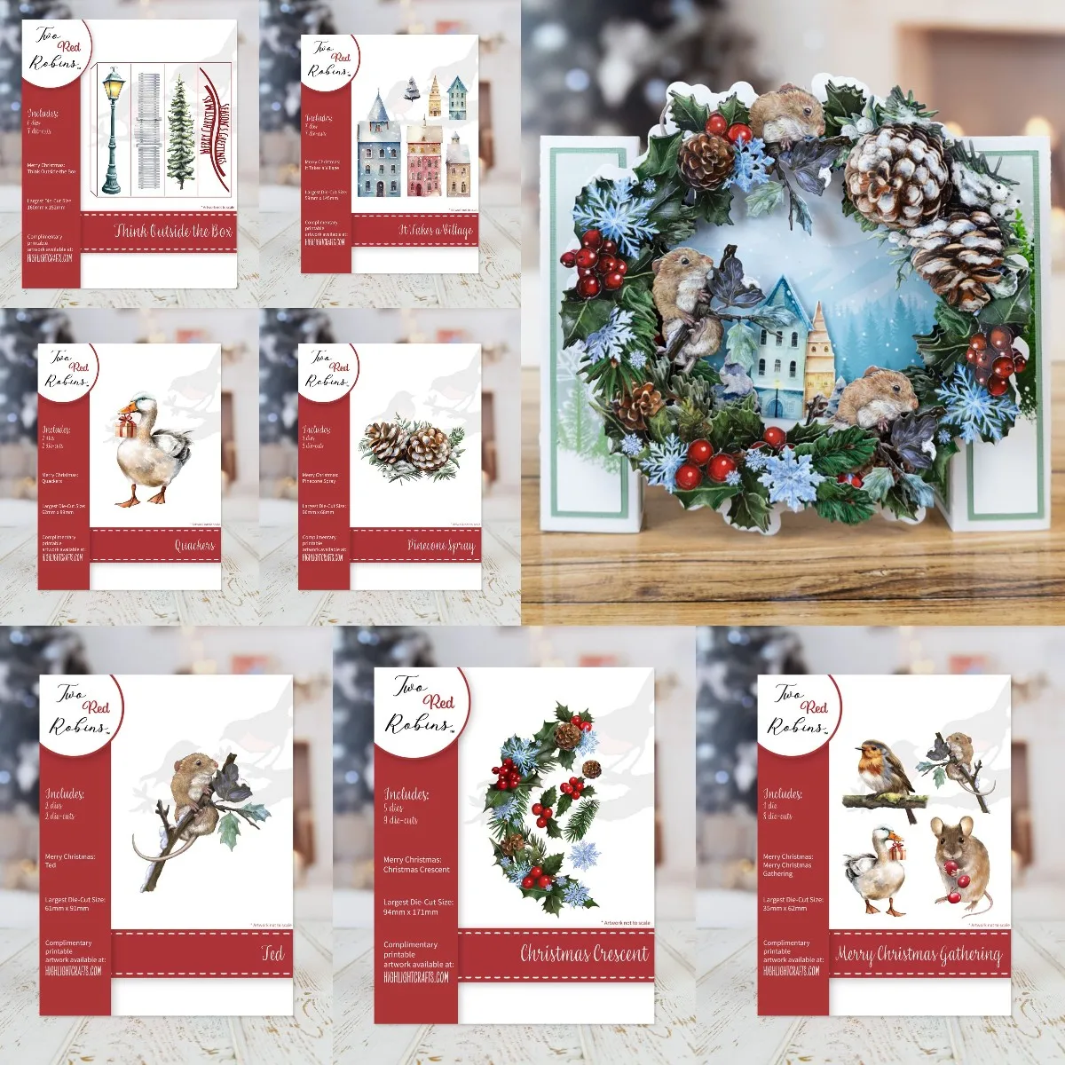 2024 neue September Dorf Weihnachten Halbmond sterben Set DIY Scrap booking Fotoalbum dekorative Präge papier