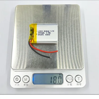 3.7V 1000mAh 803040 1-20pcs Polymer Lithium Rechargeable Battery PH 2.0 2pin Plug For MP5 GPS Navigator Bluetooth Headset