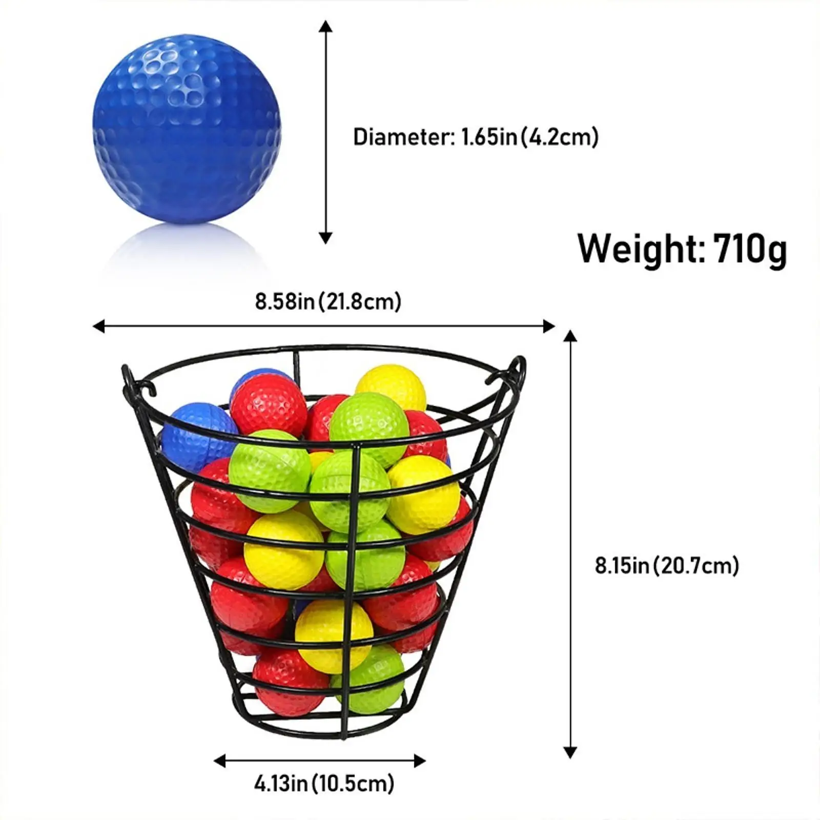 50x golfoefenballen zacht gekleurde multifunctionele trainingshulpmiddel trainingsballen voor garage indoor golfer outdoor yard