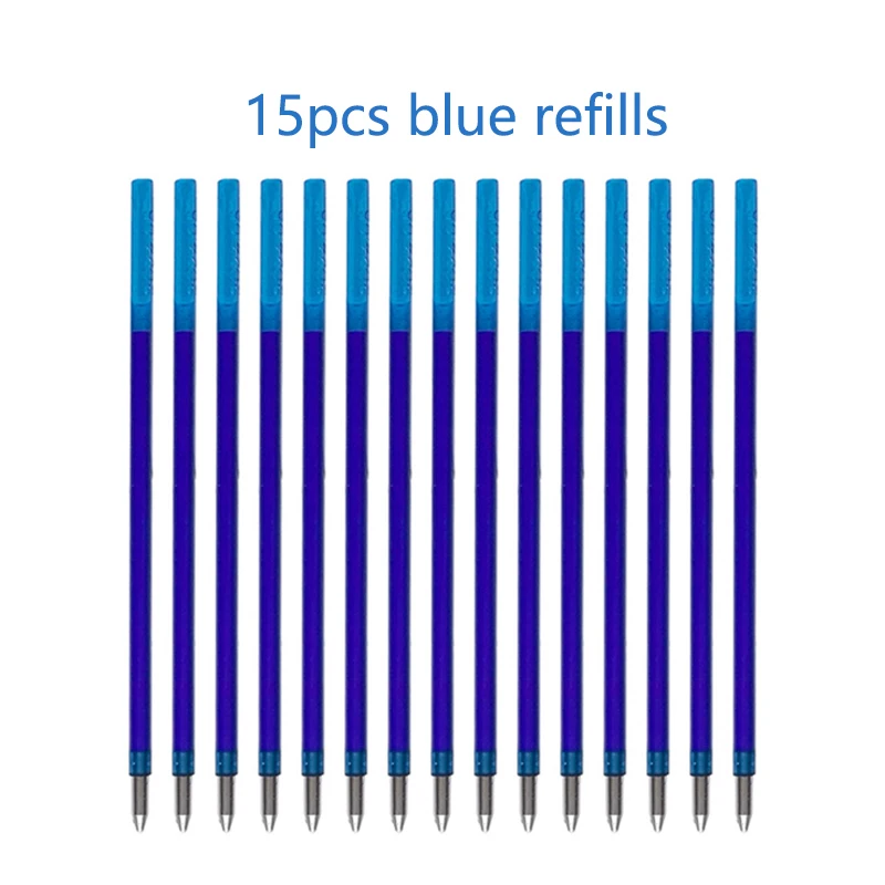 Meerkleurig 5-in-1 0,7 mm uitwisbare gelpen Zwart Blauw Rood Groen Magische inkt 0,5 mm Vulpotlood Schoolkantoor Schrijfbenodigdheden