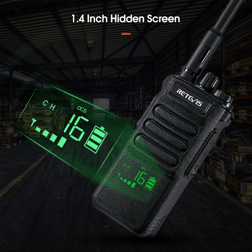 Retevis RT86 10W Walkie Talkie Lange afstand communicatieradio's Walkie-talkie Professionele communicator Tweerichtingsradio Lange reikwijdte