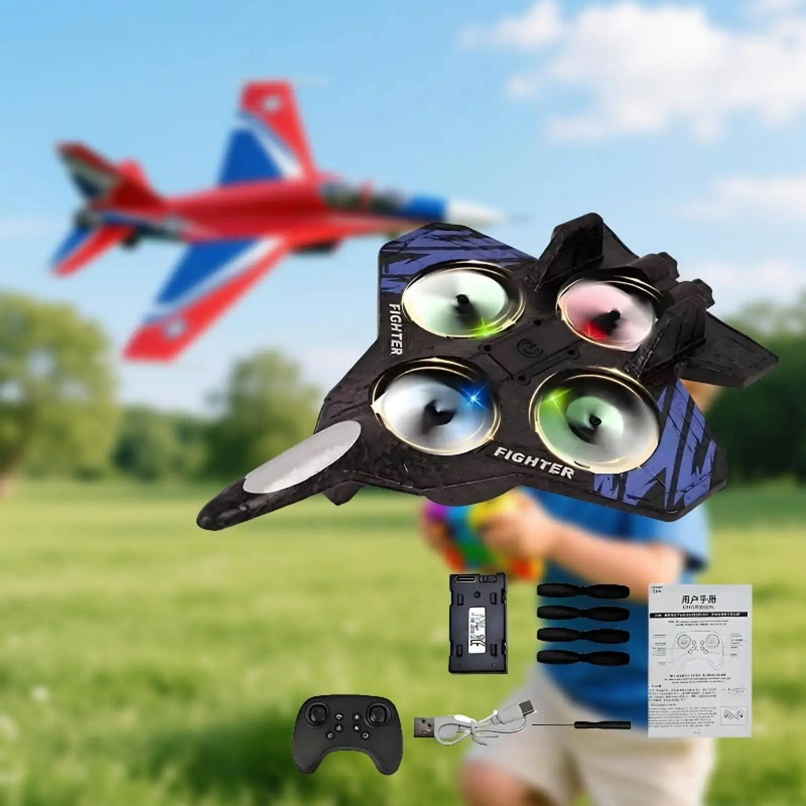 Remote Control Airplane with Light Ready to Fly ,Easy to Control ,RC Plane Hobby RC Glider Aircraft Toy for Beginners Kids Boys Remote Control Airplane with Light Ready to Fly ,Easy to Control ,RC Plane Hobby RC Glider Aircraft Toy for Beginners Kids Boys